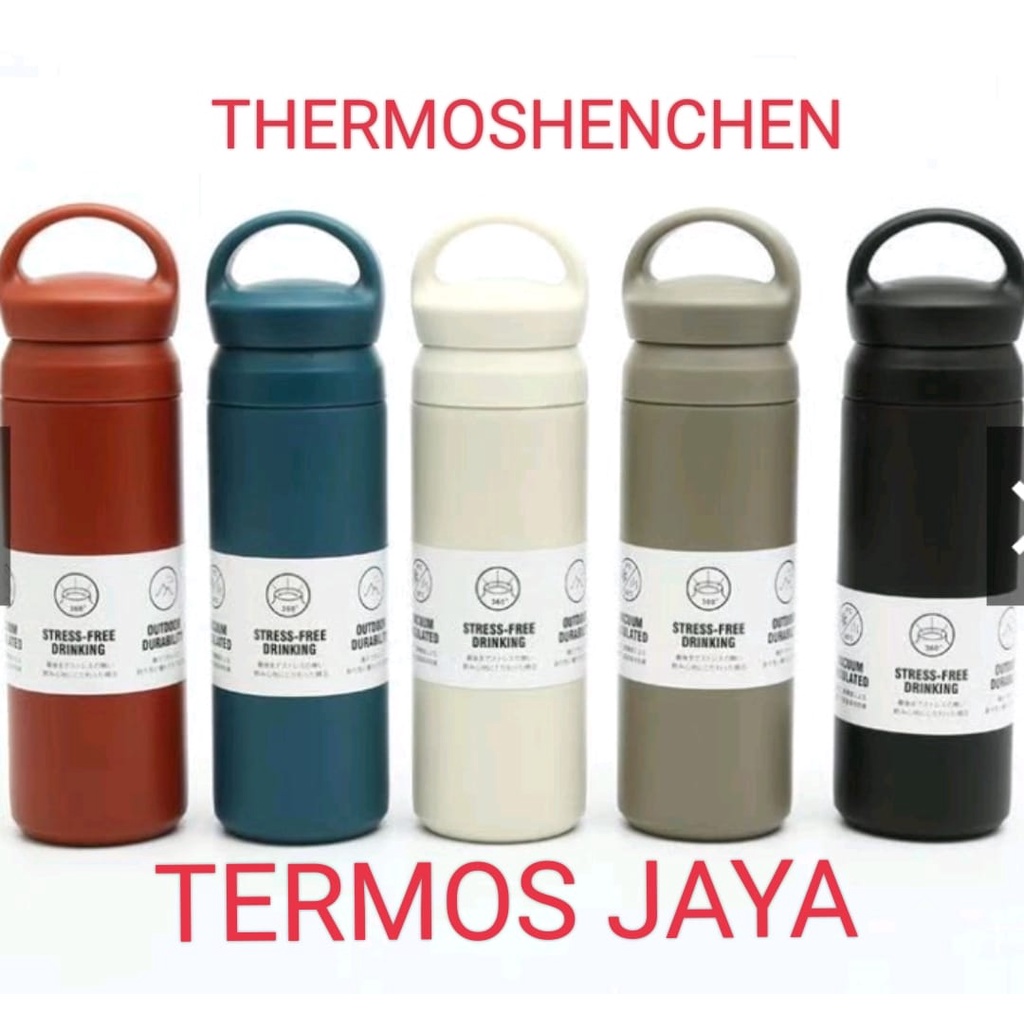 Termos Kopi Unik Termurah Steel Es Temperature L9K7 Stainless Susu Pencet Besar 500ml Modern Origina