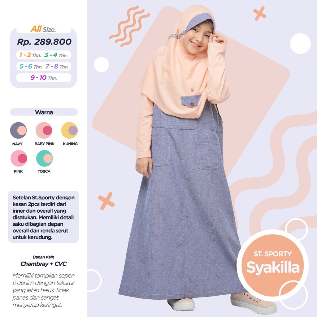 Gamis anak lucu - Bani Batuta Syakila