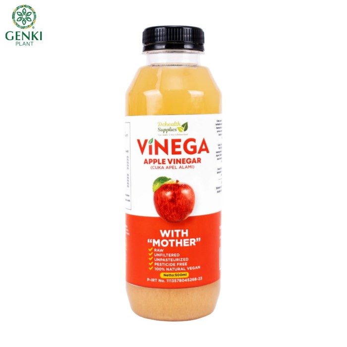 

02 Vinega Apple Cider Vinegar (With The Mother) - 500 Ml Ds51Ghg