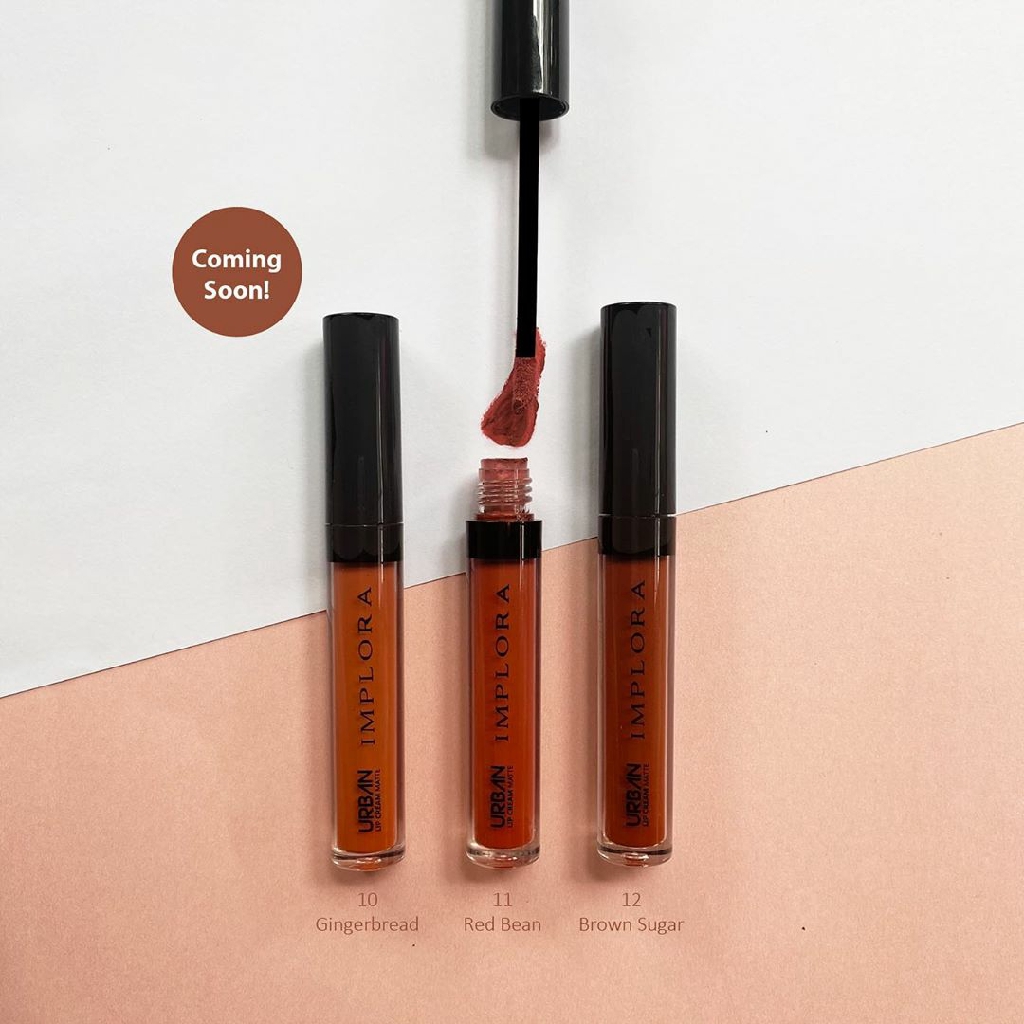 IMPLORA Urban Lip Cream Matte Original BPOM - Best Seller Kosmetik Lipcream Surabaya - SS-5