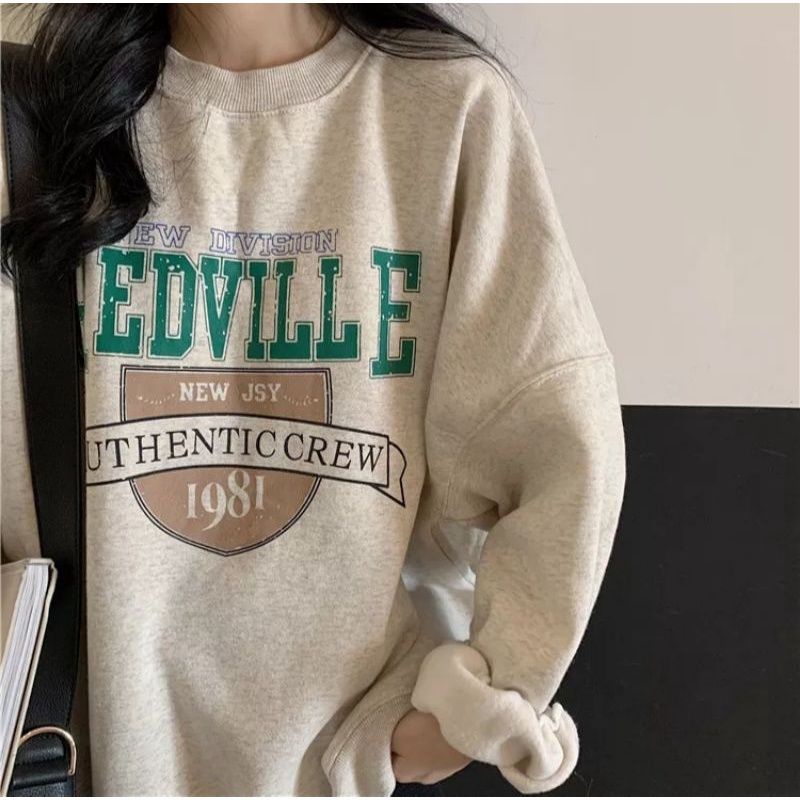 Sweater Basic Oblong Oversize - Redville Size L.XL.XXL - Crewneck jumbo