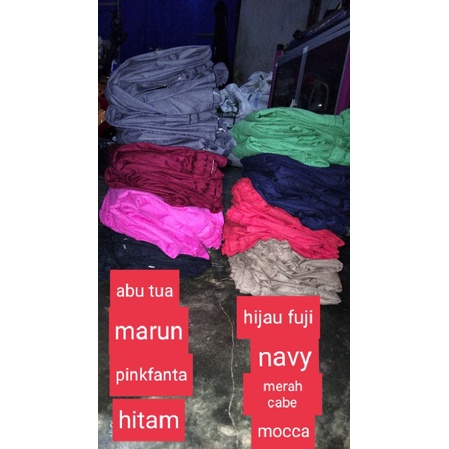 CELANA KULOT PENDEK POLOS 7/8 DEWASA&JUMBO-3