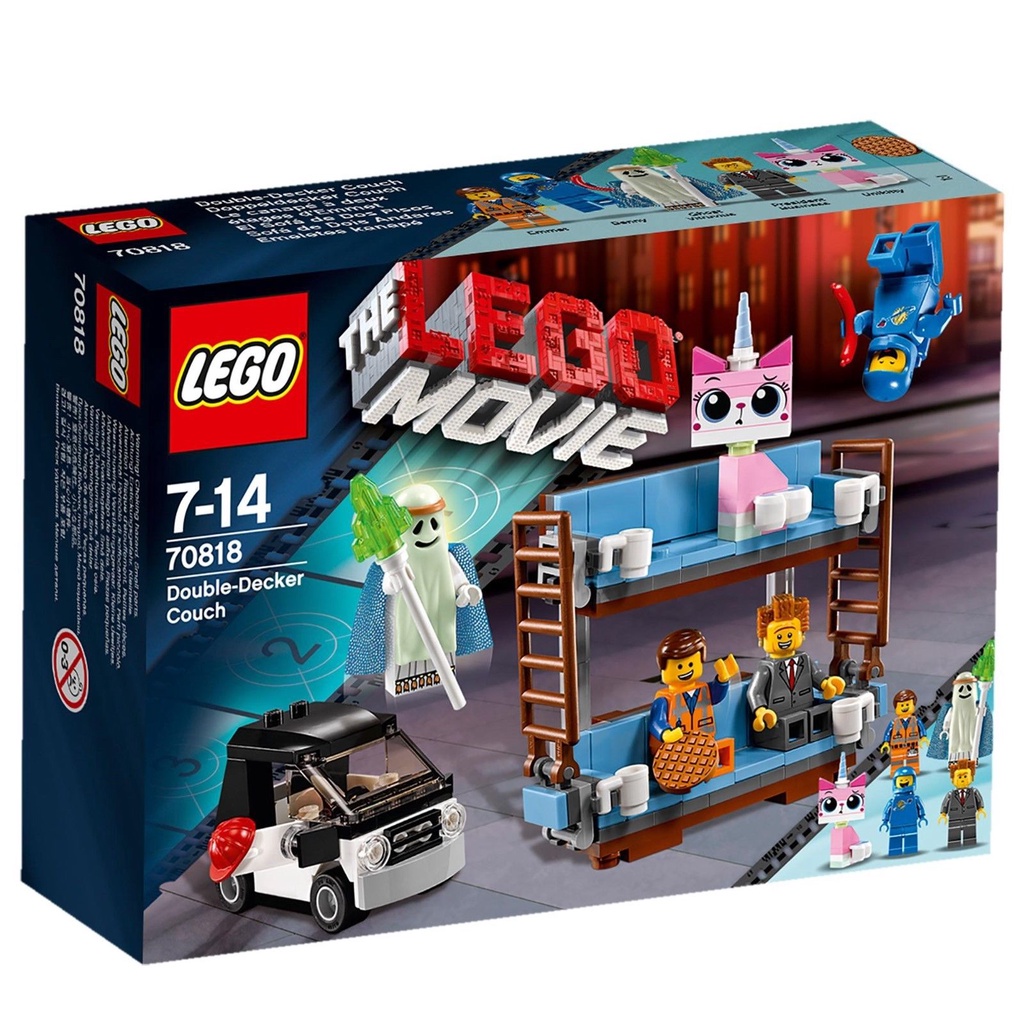 LEGO The Movie - 70818 Double-Decker Couch Set Building Kid Toy Emmet Benny Ghost Vitruvius Unikitty