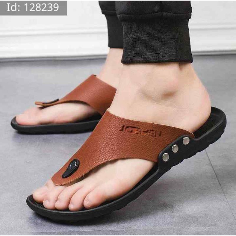 Sandal kulit Cowok Alope Joeman S35/128239/H16