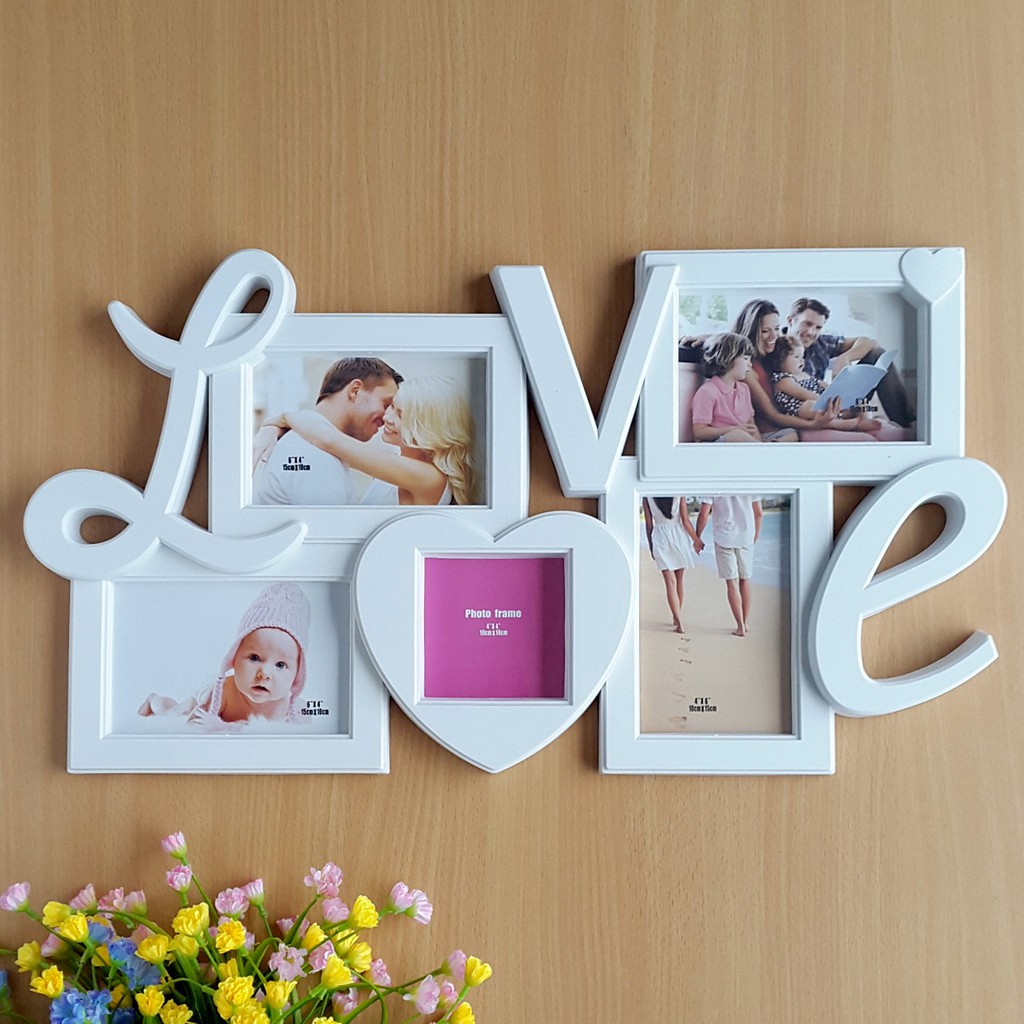 Frame Foto Photo Pigura Love E72 Dekorasi Rumah Unik