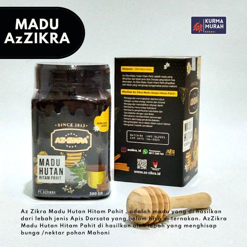 

Madu Hutan Hitam Pahit Azzikra Asli Murni 500gr