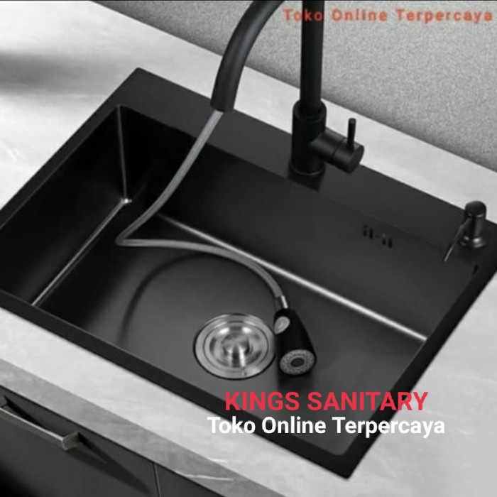 Wastafel - Kitchen Sink 6045 Onan Gh Inobe Kran Tarik /Bak Cuci Piring