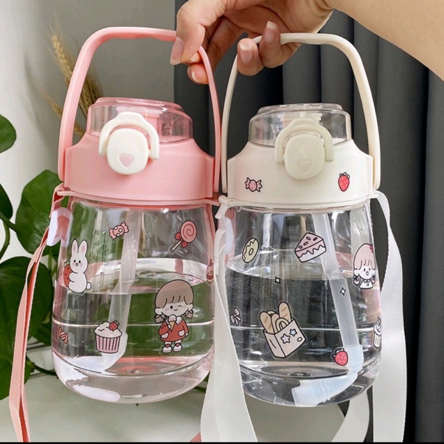 BOTOL MINUM VIRAL 1 LITER KEKINIAN