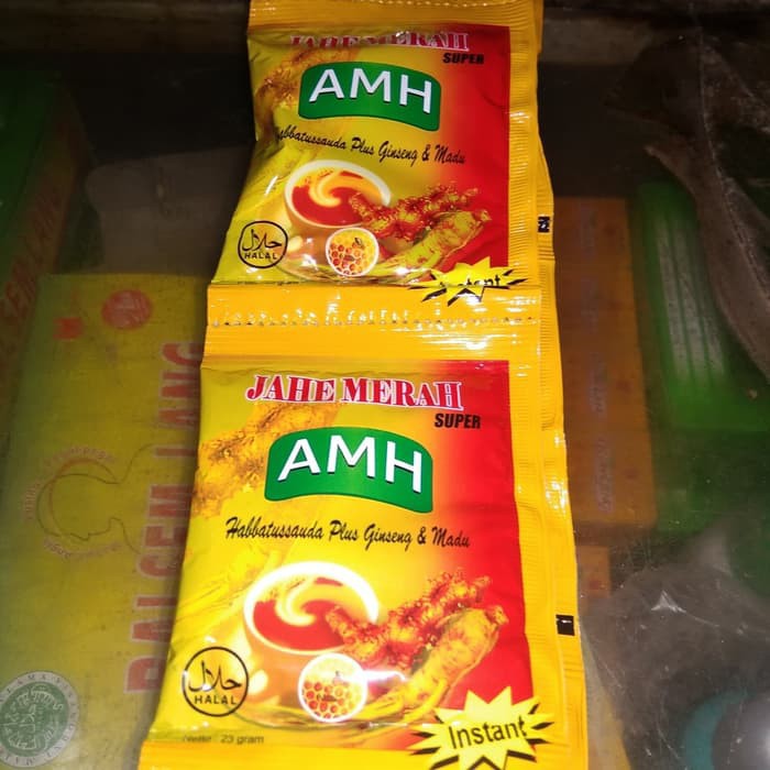 

[JUAL ECER] Jahe Merah Amanah Super AMH | instan Azzara-NH