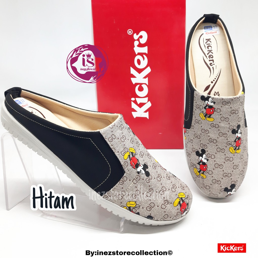 SENDAL WANITA SLOP TERBARU KICKERS KODE FL.MICKEY MURAH