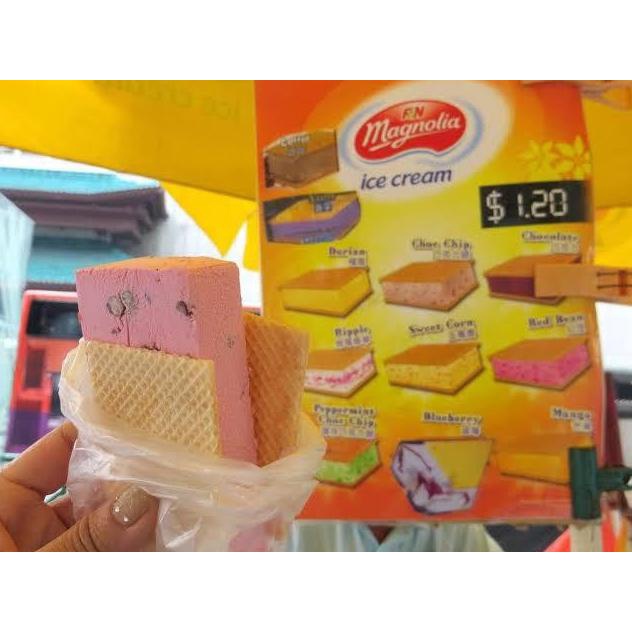 

NEW WAFER BISCUIT ICE CREAM - HAWKER MAGNOLIA ICE CREAM