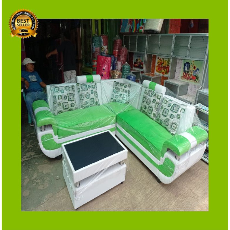 sopa sudut ruang tamu minimalis