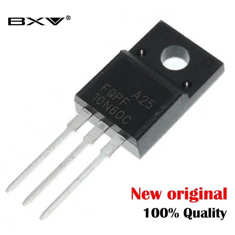 10pcs IC FQPF10N60C TO-220 10N60 TO220 10N60C 10A 600V MOSFET N-channel