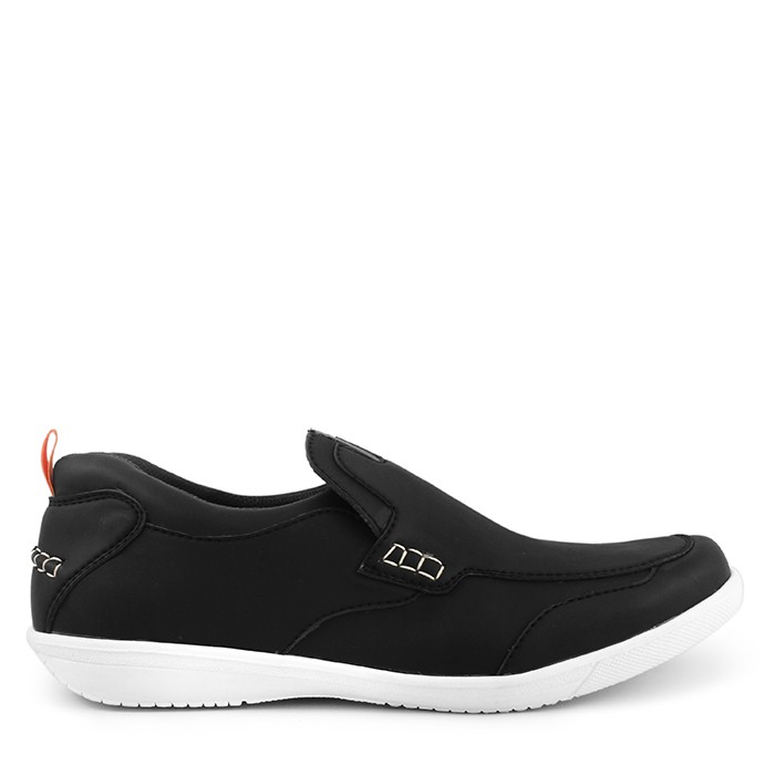 MS Shoes - Wlkr Boston Slop Hitam - Coklat - Cream | Sepatu Pria Slipon Murah Branded Keren