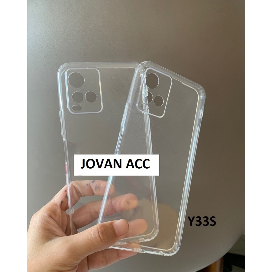 VIVO Y21A Y21S Y21 2021 Y21T Y33S CASE HD BENING 1.5mm SILIKON SOFTCASE CLEAR TRANSPARAN PROTECT CAMERA CASING COVER PELINDUNG KAMERA PELINDUNG CHARGER