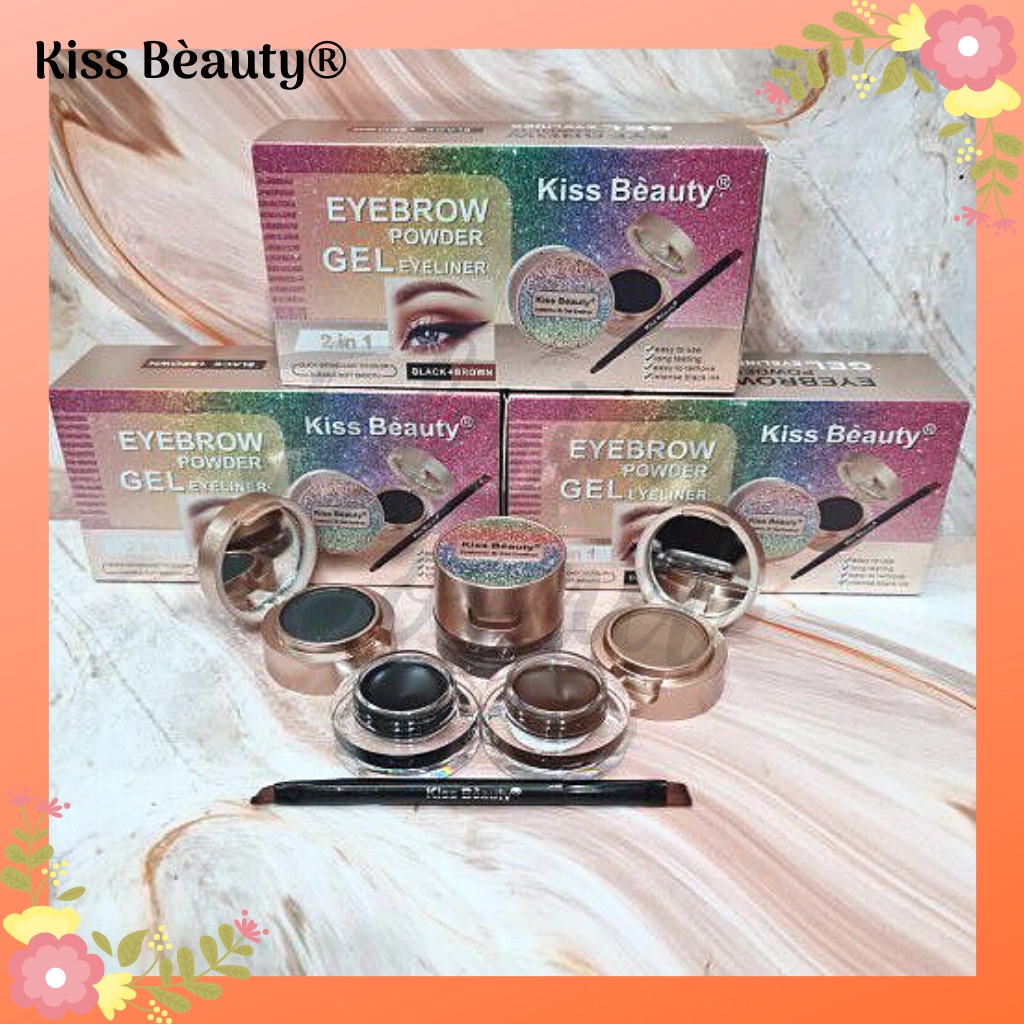 EYEBROW/EYELINER GEL KISS BEAUTY PEACH/ KARITE .