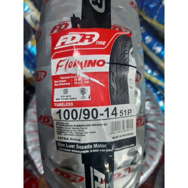 Ban FDR Flemino 100/90-14 Tubeless