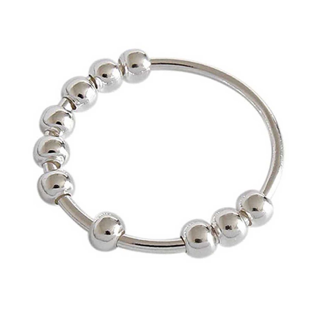 Hu Hu Hu Hu Hu Alat Bantu Pasang Kacamata♡ Cincin Tembaga Hias Manikmanik Bola Untuk Priawanita