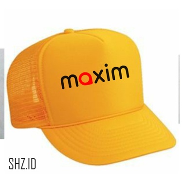 Topi trucker jaring ojek maxim online