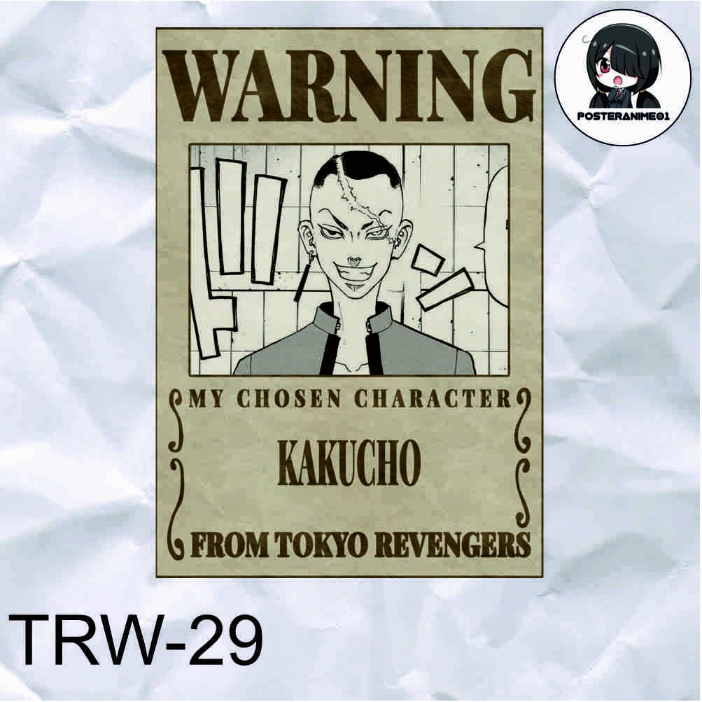 Poster Anime Tokyo Revengers | Poster Anime Tokyo Revengers Warning Aesthetic | DRAKEN | MIKEY | TERLENGKAP-29.KAKUCHO
