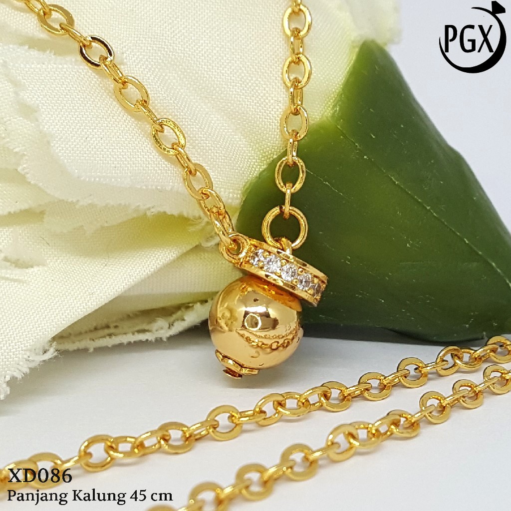 PGX Kalung Wanita Xuping Perhiasan Lapis Emas Aksesoris Fashion Premium - XD086