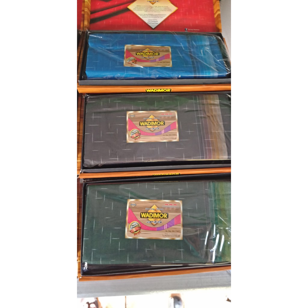 Best Quality Wadimor Motif Hujan Gerimis 777 Sarung Tenun Wadimor