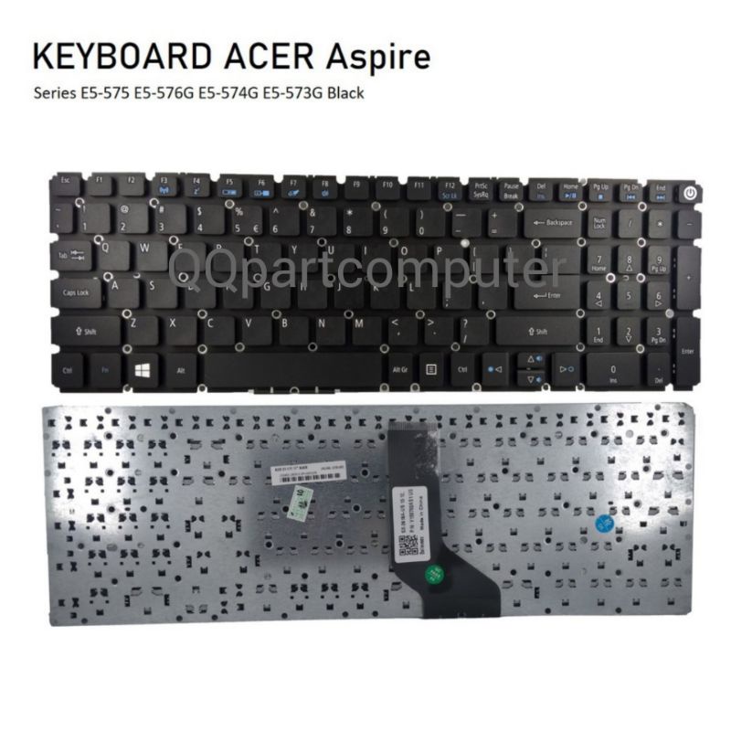 Keyboard Laptop Acer Aspire E 15 E5-575 E5-573G Acer Aspire E 17 E5-772G
