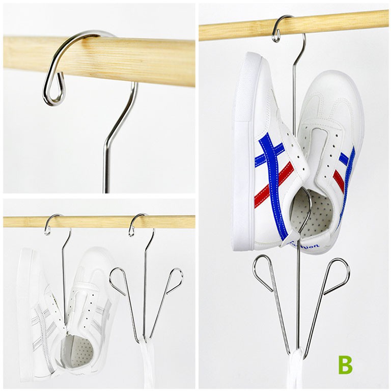 Gantungan/Pengering Sepatu Sandal Stainless Steel Hanger Sepatu