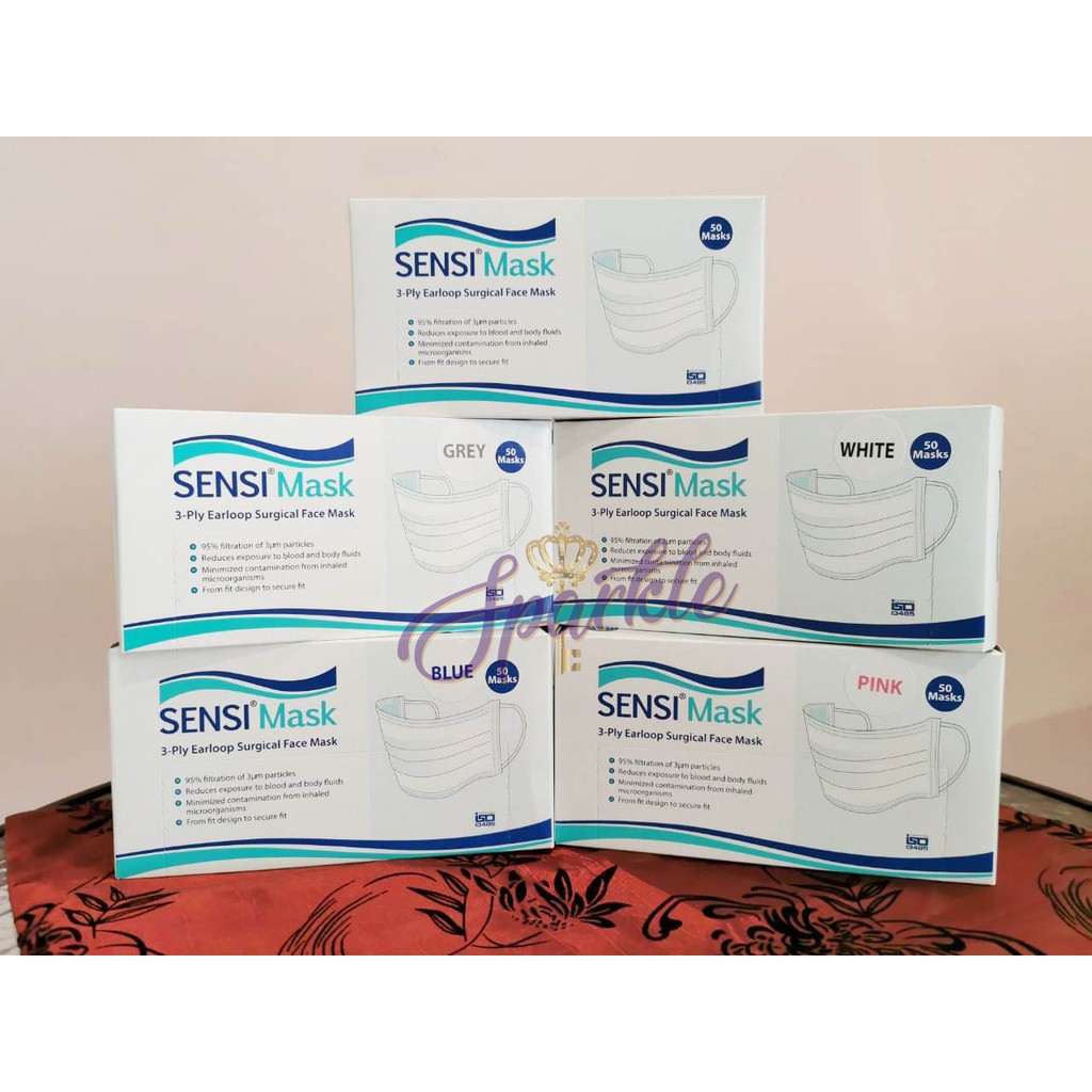 Masker Medis SENSI isi 50pcs EARLOOP