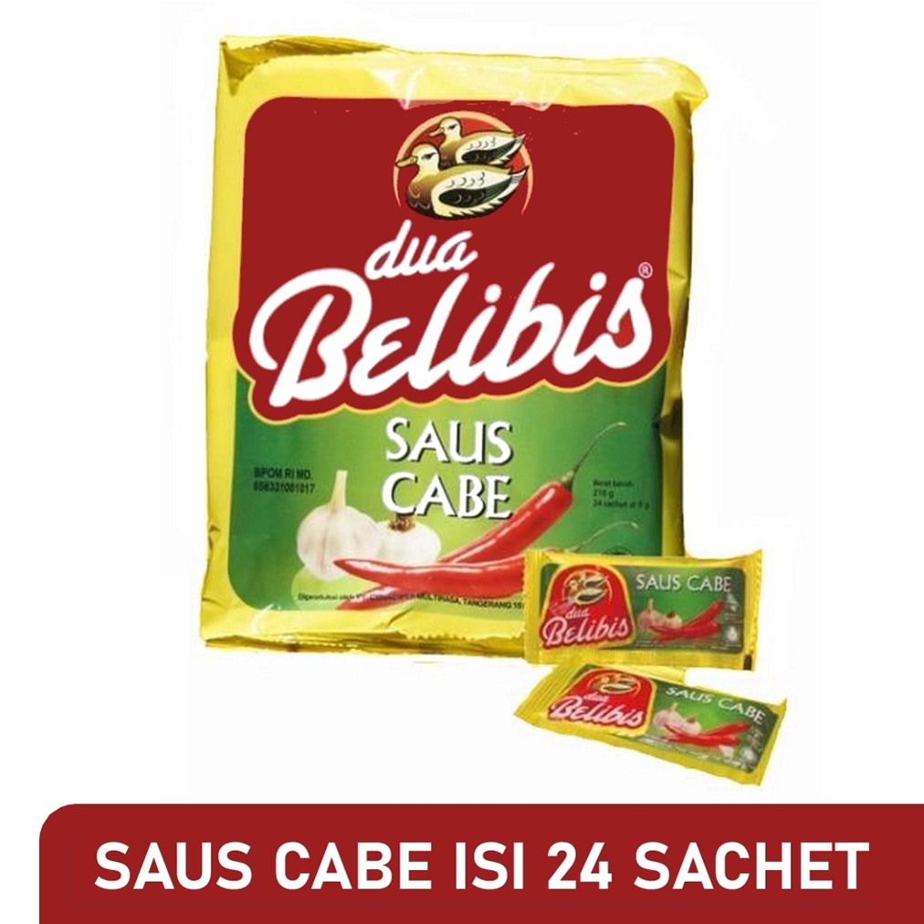 

Dua Belibis Saus Cabe 9gr 1 Bungkus Isi 24 Sachet