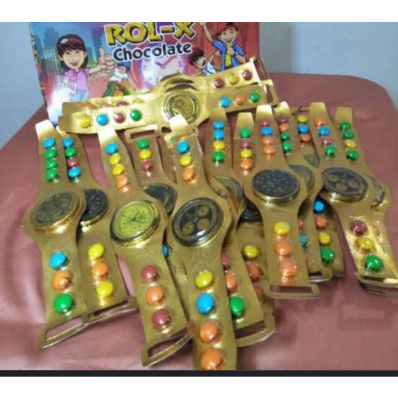 

ROL-X PERMEN JAM COKELAT BOX 20P