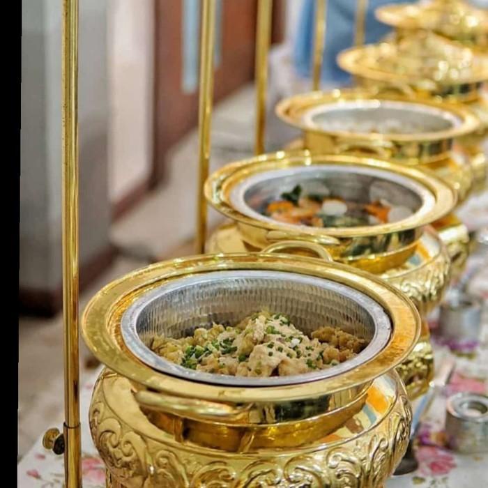 Dekor | Tempat Prasmanan, Chafing Dish Tembaga, Alat Catering, Prasmanan