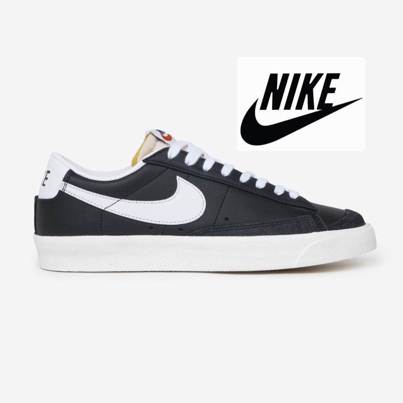 ORIGINAL 100% BNIB NIKE BLAZER LOW BLACK WHITE