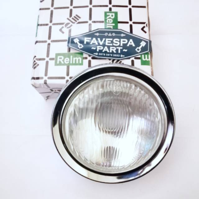 REFLEKTOR LAMPU VESPA SPRINT VELOCE BAGOL