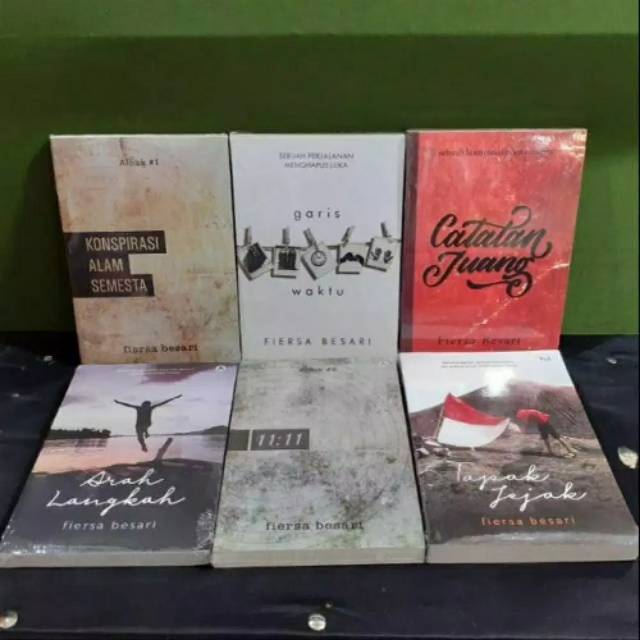 Paket Buku Novel Fiersa Besari 6Buku (bookpaper) | Shopee Indonesia