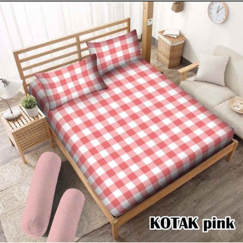 SPREI MOTIF KOTAK-KOTAK /SPREI TERKINI / SPREI KOTAK