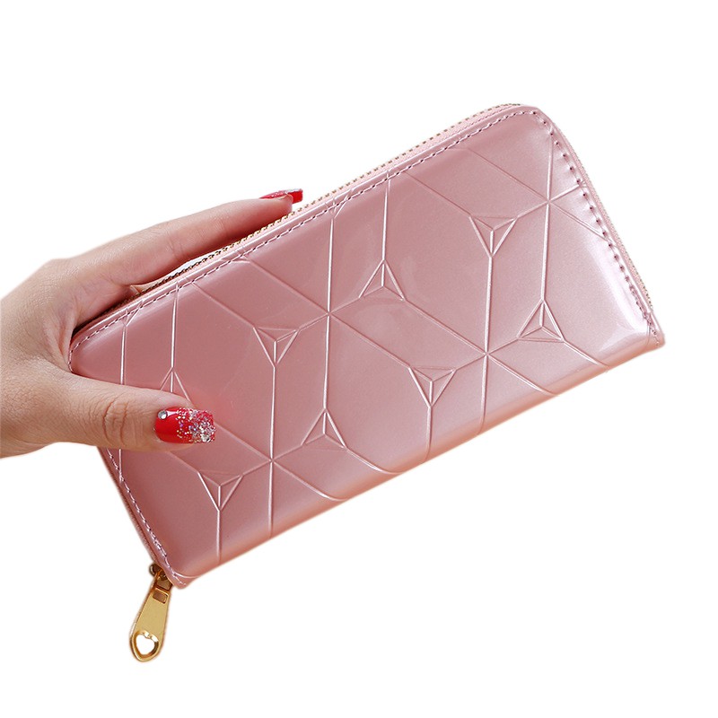 Dompet Cewe Panjang MAISIKE METALIK Korea Women Wanita Long Wallet