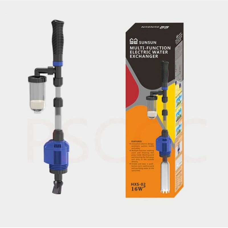 SUNSUN HXS-02 Pembersih Aquarium/Kolamx Daya Hisap kuat