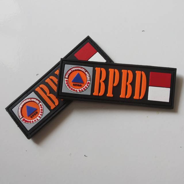 patch rubber BPBD /BNPB / TIM SAR /BASARNAS /RESCUE /tempelan karet emblem