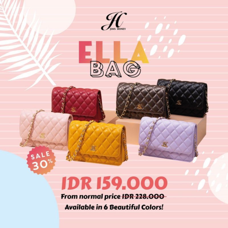 [FREE Exclusive Box] JIMS HONEY Ella Bag Tas Wanita JH Elegan Jimshoney Special Giftbox Kado Gift