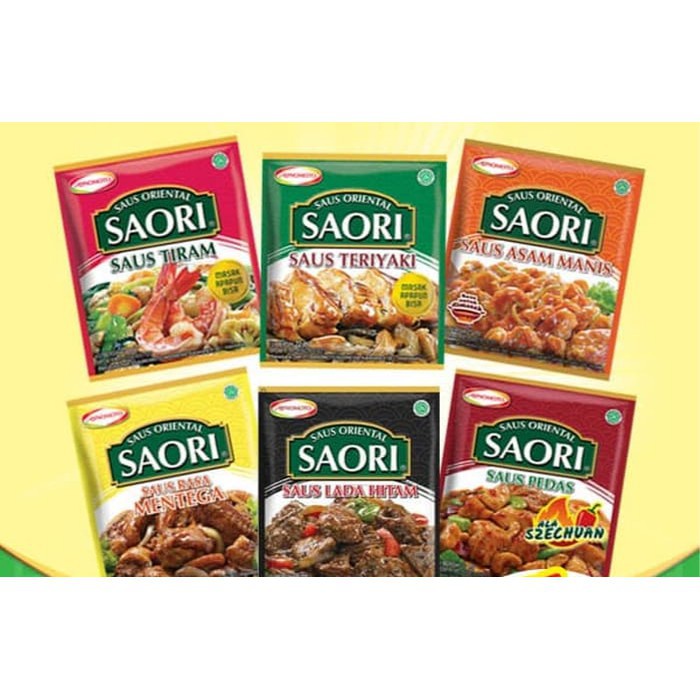 

Saori Saus Tiram / Saori Saus Teriyaki Sachet 22ml