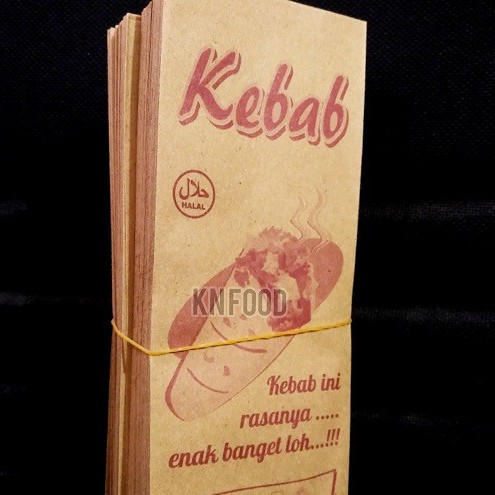 Kantong Kebab Coklat Kecil 100 pcs 1 Pack Kantong Kemasan Kantong Kebab Coklat Kecil 100 pcs 1 Pack Kantong Kemasan