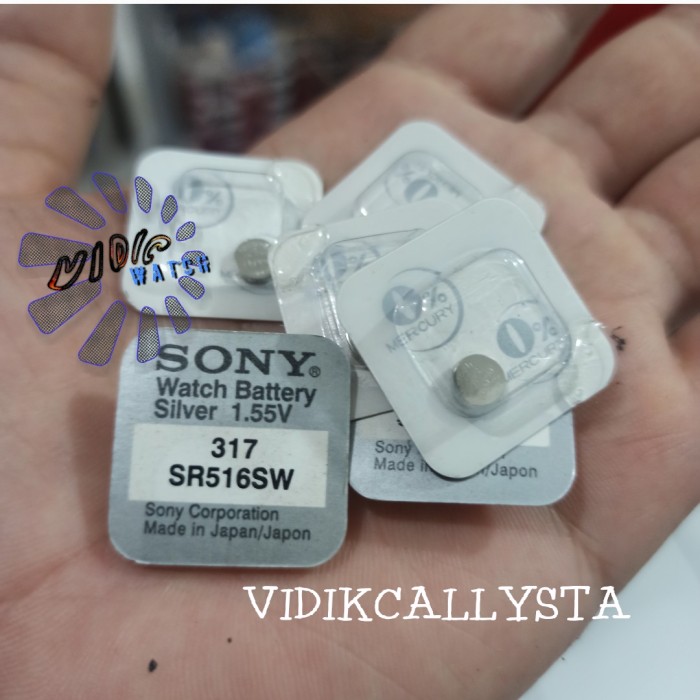 SONY 317 SP SR516SW SR516 SR 516 SW BATRE BATREI BATERAI JAM TANGAN