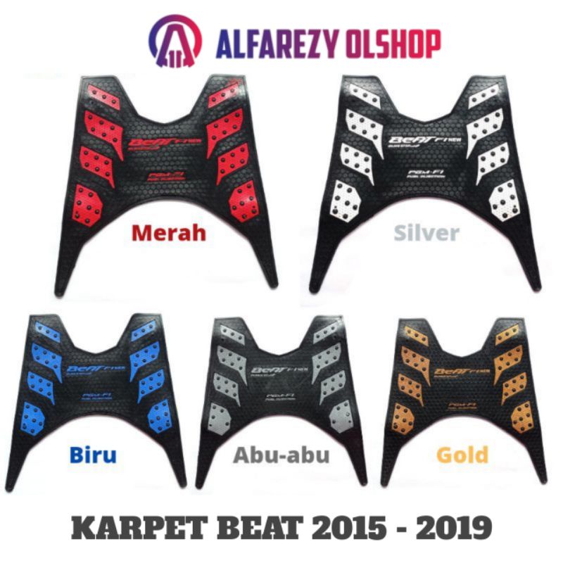 Monster Karpet Motor Honda Beat ESP Terbaru 2015 2017 2018 2019  Beat Street Pijakan Alas Kaki Motor Beat