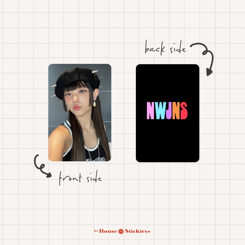 NewJeans NWJNS Unofficial Photocard (New Jeans Gf Selca Edition)