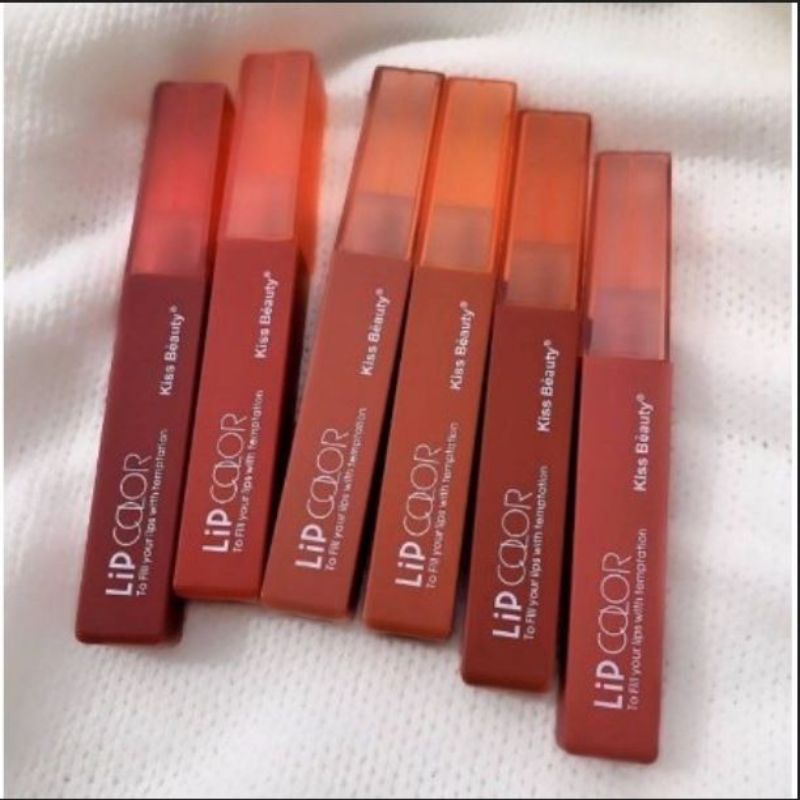 6PCS!! LIPGLOSS KISS BEAUTY LIP COLOR KISS BEAUTY NO. 70063