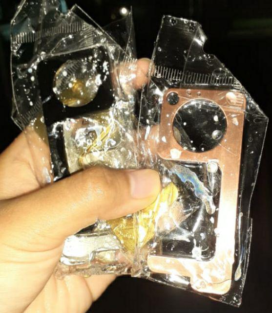 Corona Finger Bahan Metal Model Kotak Alat Pembuka Pintu Anti Corona  Non Kontak Zero Touch Tool