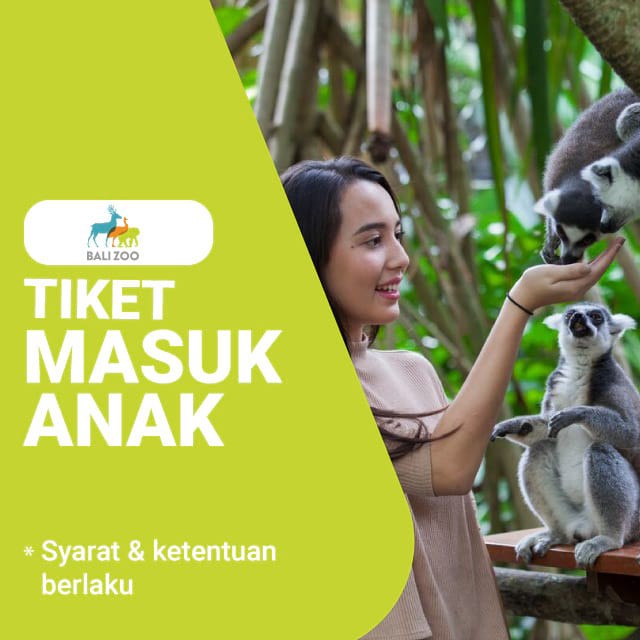 Tiket Masuk Bali Zoo - Anak (Domestik)