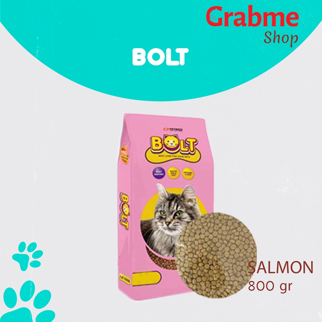 Makanan Kucing kering BOLT 800gr All Variant