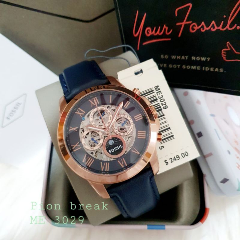 JAM TANGAN PRIA FOSSIL ME 3029 | FOSSIL ME3029  FULLSET